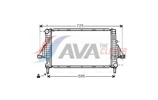 Radiator, engine cooling MCA2006 Ava Quality Cooling