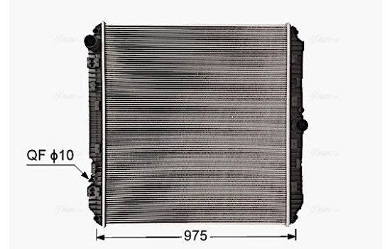 Radiator, engine cooling ME2339N Ava Quality Cooling