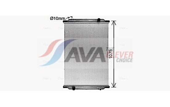 Radiator, engine cooling MN2112N Ava Quality Cooling, Image 2