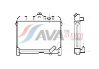 Radiator, engine cooling MS2044 Ava Quality Cooling