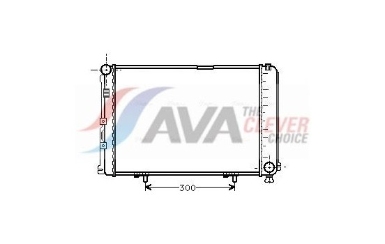 Radiator, engine cooling MS2067 Ava Quality Cooling