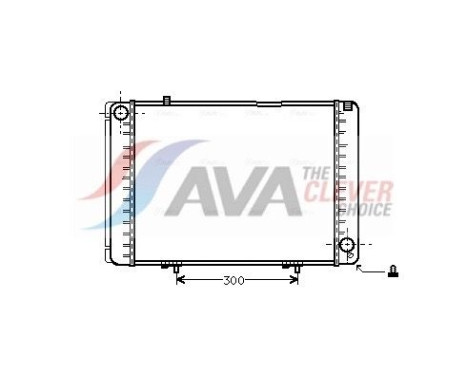 Radiator, engine cooling MS2134 Ava Quality Cooling