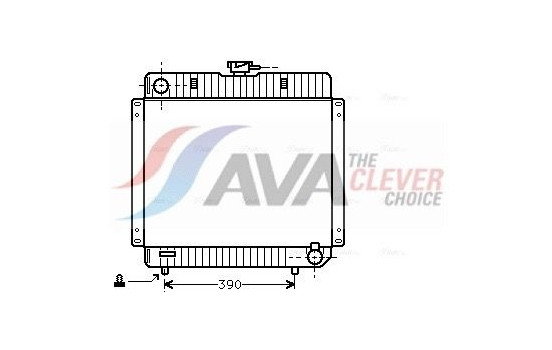 Radiator, engine cooling MS2136 Ava Quality Cooling