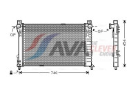 Radiator, engine cooling MS2338 Ava Quality Cooling