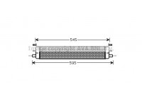 Radiator, engine cooling MS2457 Ava Quality Cooling