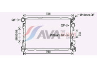 Radiator, engine cooling MS2691 Ava Quality Cooling