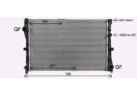 Radiator, engine cooling MS2728 Ava Quality Cooling