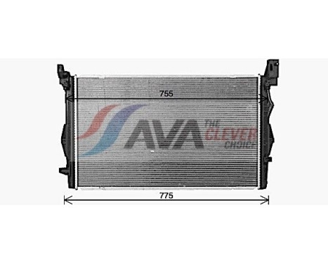 Radiator, engine cooling MS2731 Ava Quality Cooling