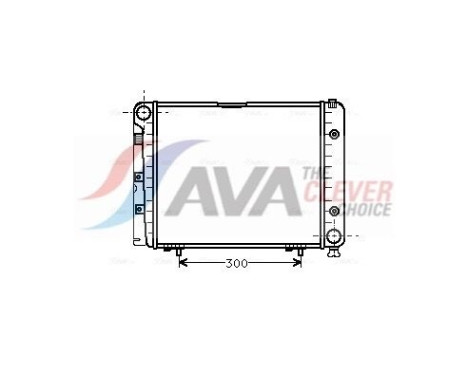 Radiator, engine cooling MSA2066 Ava Quality Cooling