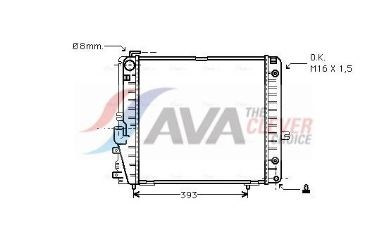 Radiator, engine cooling MSA2086 Ava Quality Cooling
