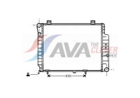 Radiator, engine cooling MSA2155 Ava Quality Cooling