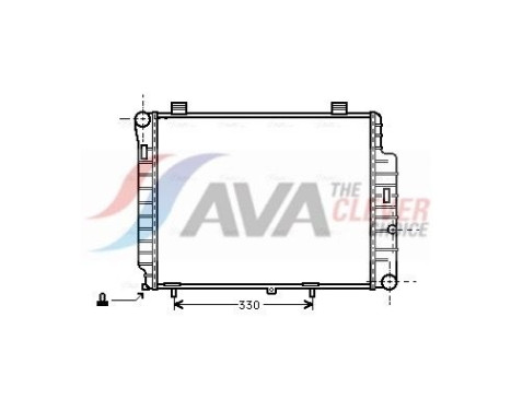 Radiator, engine cooling MSA2155 Ava Quality Cooling