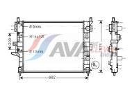 Radiator, engine cooling MSA2331 Ava Quality Cooling