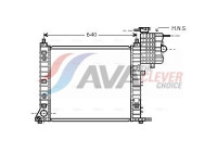 Radiator, engine cooling MSA2350 Ava Quality Cooling