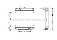 Radiator, engine cooling MT2014 Ava Quality Cooling