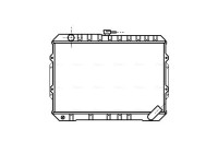 Radiator, engine cooling MT2049 Ava Quality Cooling