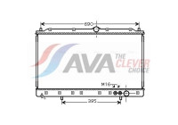 Radiator, engine cooling MT2084 Ava Quality Cooling