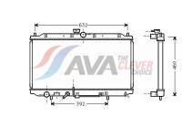 Radiator, engine cooling MT2112 Ava Quality Cooling