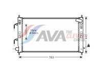 Radiator, engine cooling MT2240 Ava Quality Cooling