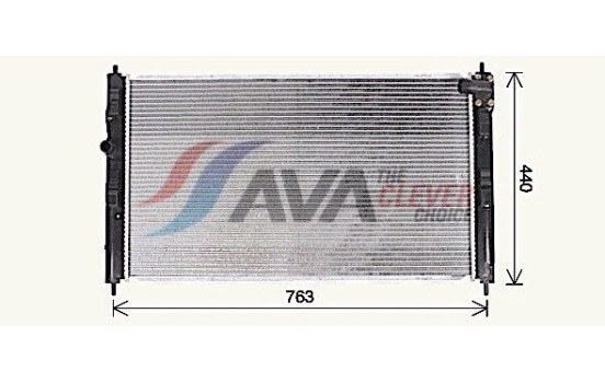Radiator, engine cooling MT2275 Ava Quality Cooling, Image 2
