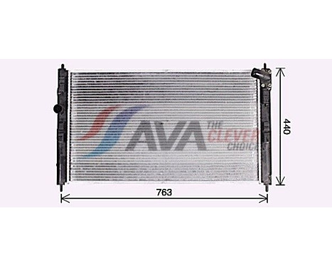 Radiator, engine cooling MT2276 Ava Quality Cooling, Image 2