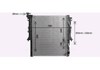 Radiator, engine cooling MT2280 Ava Quality Cooling