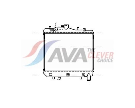 Radiator, engine cooling MZ2042 Ava Quality Cooling