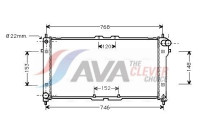 Radiator, engine cooling MZ2073 Ava Quality Cooling