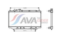Radiator, engine cooling MZ2098 Ava Quality Cooling