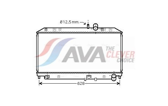 Radiator, engine cooling MZ2169 Ava Quality Cooling