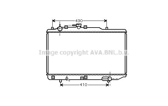 Radiator, engine cooling MZ2221 Ava Quality Cooling