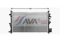 Radiator, engine cooling OL2731 Ava Quality Cooling