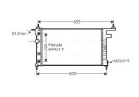 Radiator, engine cooling OLA2184 Ava Quality Cooling