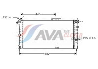 Radiator, engine cooling OLA2190 Ava Quality Cooling