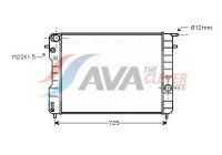 Radiator, engine cooling OLA2239 Ava Quality Cooling