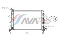 Radiator, engine cooling OLA2363 Ava Quality Cooling