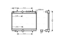 Radiator, engine cooling PE2234 Ava Quality Cooling