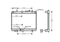 Radiator, engine cooling PE2235 Ava Quality Cooling