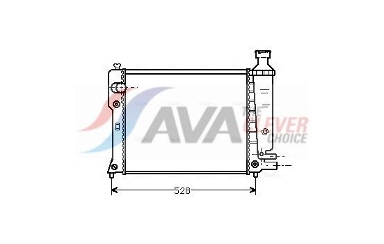 Radiator, engine cooling PEA2092 Ava Quality Cooling