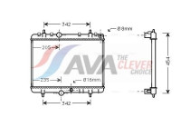 Radiator, engine cooling PEA2220 Ava Quality Cooling