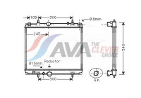 Radiator, engine cooling PEA2276 Ava Quality Cooling