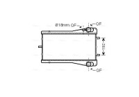 Radiator, engine cooling PR2044 Ava Quality Cooling