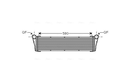 Radiator, engine cooling PR2053 Ava Quality Cooling