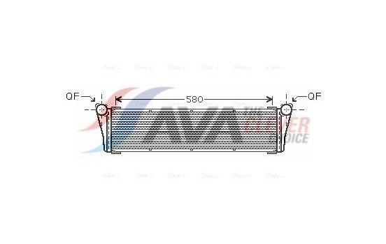 Radiator, engine cooling PR2053 Ava Quality Cooling