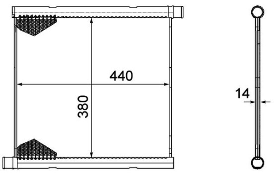 Radiator, engine cooling PREMIUM LINE