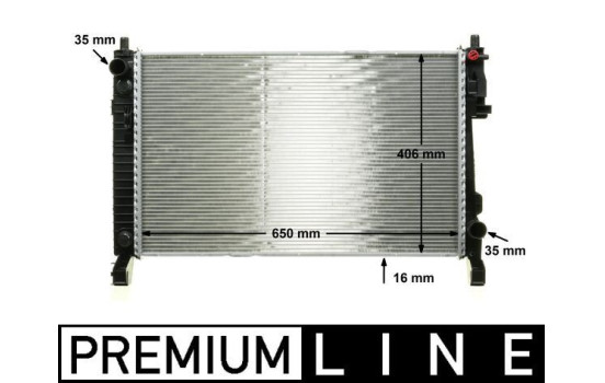 Radiator, engine cooling PREMIUM LINE