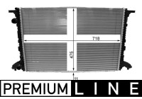 Radiator, engine cooling PREMIUM LINE