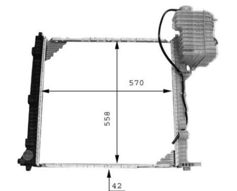 Radiator, engine cooling PREMIUM LINE, Image 9