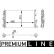 Radiator, engine cooling PREMIUM LINE