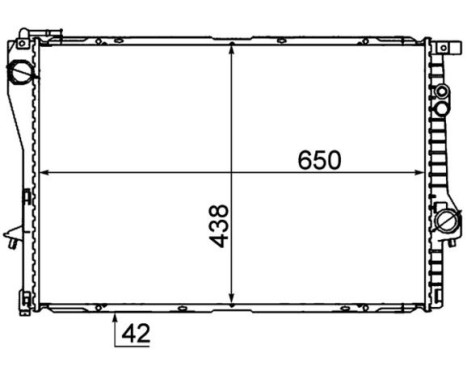 Radiator, engine cooling PREMIUM LINE, Image 5